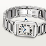 Tannor Small model quartz movement | white gold & leather