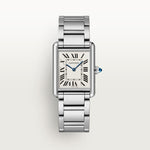 Tannor Mini model quartz movement | white gold & leather