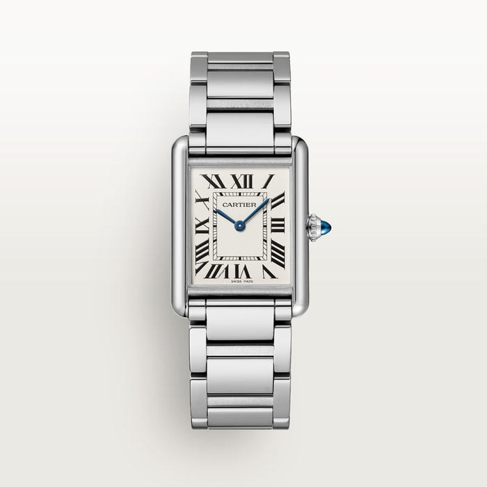 Tannor Mini model quartz movement | white gold & leather