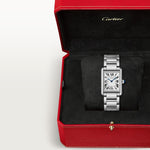 Tannor Large model | steel & # Large Steel Leather Strap Watch