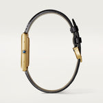 Tannor Small model quartz movement | yellow gold & leather | Edition 02