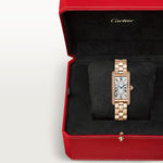 Tannor Small model quartz movement | yellow gold & leather