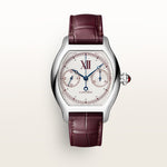 Tortelle Large model manual movement | platinum & leather | Edition 02