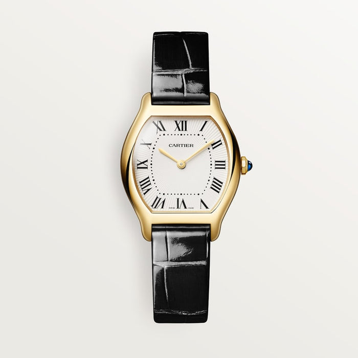 Tortelle Small model quartz movement | yellow gold & leather