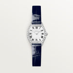 Tortelle Mini model quartz movement | white gold & leather