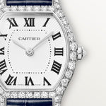 Tortelle Mini model quartz movement | white gold & leather