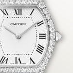 Tortelle Small model quartz movement | white gold & leather
