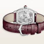 Tortelle Large model manual movement | platinum & leather | Edition 02