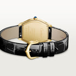 Tortelle Small model quartz movement | yellow gold & leather
