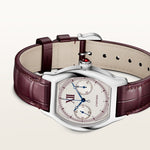Tortelle Large model manual movement | platinum & leather | Edition 02