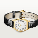 Tortelle Small model quartz movement | yellow gold & leather